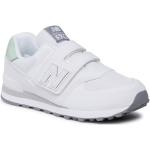 Sneakers blancos con velcro rebajados New Balance talla 29 infantiles 