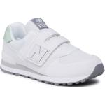 Sneakers blancos con velcro rebajados New Balance talla 30 infantiles 