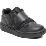 Zapatillas negras de cuero de piel rebajadas New Balance talla 31 infantiles 