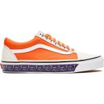 Zapatillas naranja de goma con cordones con cordones con logo Vans Old Skool para mujer 