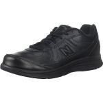 Zapatillas negras de goma de piel acolchadas New Balance talla 50 para hombre 