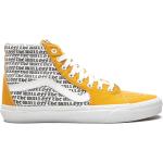 Zapatillas amarillas de goma con cordones con cordones con logo Vans SK8-Hi para mujer 