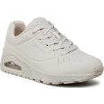 Zapatillas blancas de cuero de piel rebajadas Skechers talla 35 para mujer 