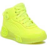 Zapatos amarillos fluorescentes de cuero rebajados Skechers talla 32 infantiles 