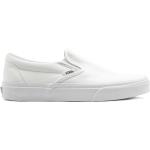 Sneakers blancos de goma sin cordones Vans Slip On para mujer 