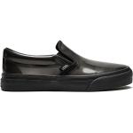 Zapatillas antideslizantes negras de goma con logo Vans Slip On para mujer 
