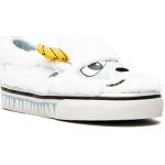 Sneakers blancos de goma sin cordones con logo Vans Slip On para bebé 