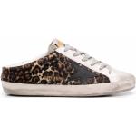 Zapatillas marrones de goma de leopardo con logo GOLDEN GOOSE talla 38 para mujer 