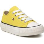 Zapatillas amarillas con cordones rebajadas con cordones Tommy Hilfiger Sport talla 30 infantiles 