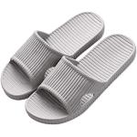 Zapatillas de casa grises con tacón hasta 3cm para hombre 