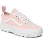 Zapatillas rosas de piel de tenis rebajadas Vans talla 38 para mujer 