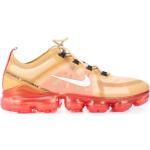 Zapatillas doradas de goma con cordones con cordones con logo Nike Air Vapormax para mujer 