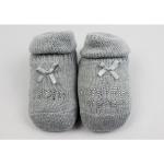 Zapatillas de casa grises para bebé 