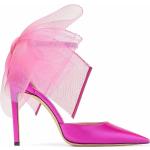 Zapatos rosas de cuero de tacón rebajados con tacón más de 9cm con logo Jimmy Choo talla 39 para mujer 