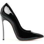 Zapatos negros de charol de tacón con tacón más de 9cm con logo Casadei talla 40,5 para mujer 