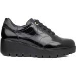 Zapatos negros de cuero con tacón de 5 a 7cm Callaghan talla 38 para mujer 
