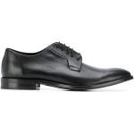 Zapatos negros de cuero con puntera redonda con cordones formales Paul Smith Paul 