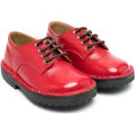 Zapatos rojos de goma con puntera redonda con cordones formales con logo PèPè talla 23 para mujer 