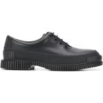 Zapatos negros de goma con puntera redonda con cordones formales acolchados Camper talla 46 para hombre 