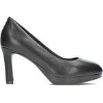 Zapatos negros de goma de tacón acolchados talla 35,5 de materiales sostenibles para mujer 