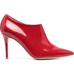 Zapatos rojos de charol de tacón rebajados con cremallera con tacón más de 9cm con logo GIANVITO ROSSI talla 37 para mujer 