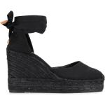 Zapatos negros de goma de tacón con tacón más de 9cm con logo Castañer talla 39 para mujer 