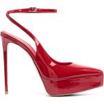 Zapatos rojos de goma con plataforma con tacón más de 9cm LE SILLA talla 40,5 para mujer 