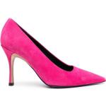 Zapatos rosas de piel de tacón rebajados con logo FURLA talla 39 para mujer 