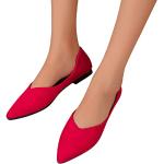 Zapatos rojos de piel de novia de invierno con tacón de cuña vintage de encaje talla 38 para mujer 