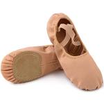 Zapatos de ballet marrones de piel rebajados talla 42 para mujer 