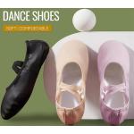 Zapatos de ballet beige de ante informales talla 23 para mujer 