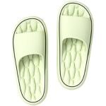 Pantuflas botines verdes de caucho de verano resistentes al agua formales talla 37,5 para mujer 