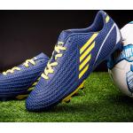 Zapatillas azul marino de tela de fútbol para cesped artificial de verano para mujer 