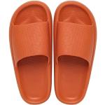 Pantuflas botines naranja de piel de invierno talla 37 