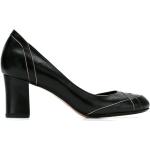 Zapatos negros de cuero de tacón Sarah Chofakian talla 39 para mujer 