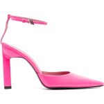 Zapatos rosas de cuero de tacón rebajados con logo The Attico talla 36 para mujer 