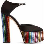 Zapatos negros de cuero con plataforma GIUSEPPE ZANOTTI talla 39 para mujer 