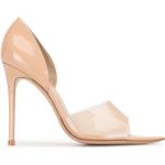 Zapatos beige de cuero de tacón GIANVITO ROSSI talla 42 para mujer 