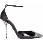 Zapatos negros de cuero de tacón rebajados lacado Dolce & Gabbana talla 39 para mujer 