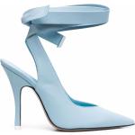 Zapatos azules de goma de tacón rebajados con logo The Attico talla 37 para mujer 