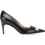 Zapatos negros de cuero de tacón SERGIO ROSSI talla 41 para mujer 
