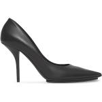Zapatos negros de poliuretano de tacón con logo Burberry talla 40 para mujer 