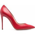 Zapatos rojos de cuero de tacón rebajados con logo Casadei talla 38,5 para mujer 