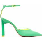 Zapatos verdes de goma de tacón rebajados SCHUTZ talla 35 para mujer 