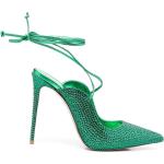 Zapatos verdes de goma de tacón rebajados LE SILLA talla 36 para mujer 