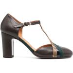 Zapatos marrones de goma de tacón rebajados con tacón cuadrado Chie Mihara talla 39 para mujer 