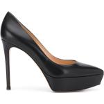 Zapatos negros de cuero con plataforma GIANVITO ROSSI talla 38 para mujer 