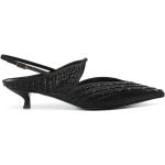 Zapatos negros de cuero de tacón con tacón de 3 a 5cm con logo Armani Giorgio Armani talla 39 para mujer 