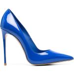Zapatos azules de cuero de tacón con logo LE SILLA talla 42 para mujer 