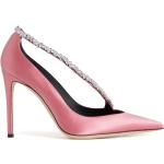 Zapatos rosa pastel de cuero de tacón rebajados con logo GIUSEPPE ZANOTTI talla 39 para mujer 